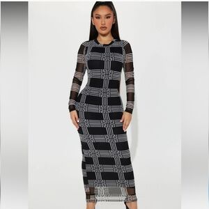 Fashion nova carina mesh dress